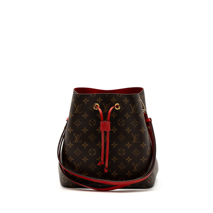 LOUIS VUITTON NEONOE MONOGRAM CANVAS / RED GHW