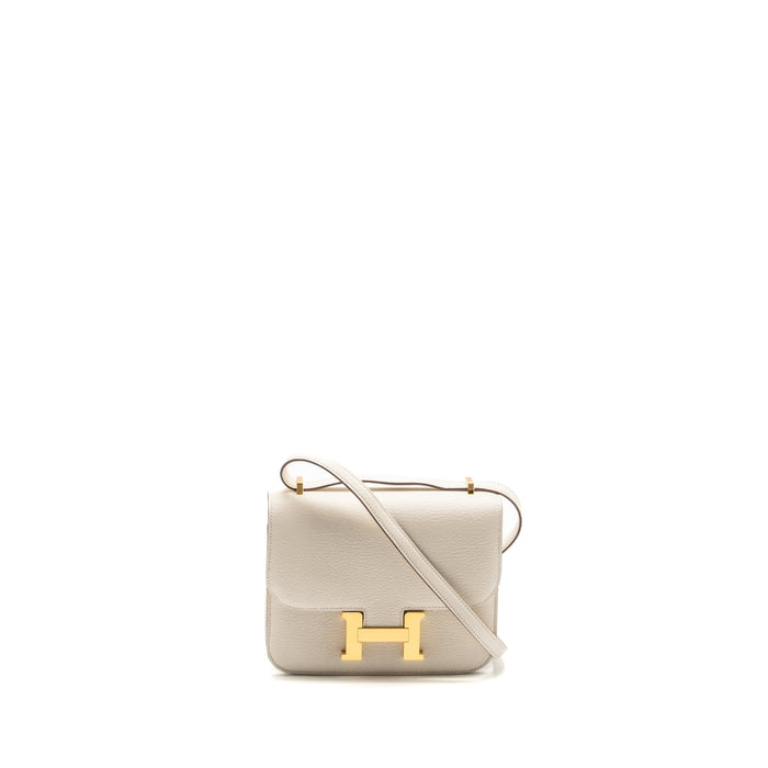 HERMES MINI CONSTANCE CHÈVRE MYSORE NATA GHW