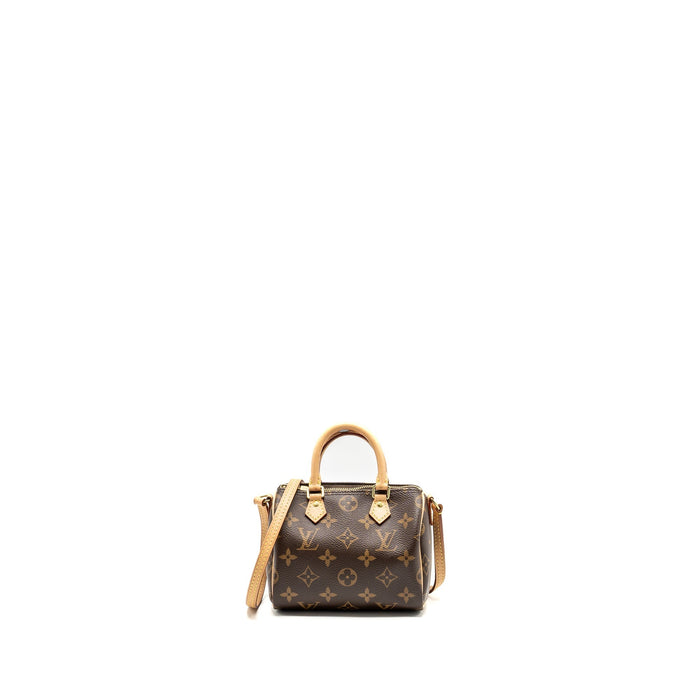 LOUIS VUITTON NANO SPEEDY MONOGRAM CANVAS GHW (OLD VERSION)