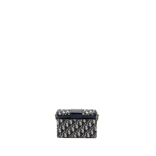 DIOR 30 MONTAIGNE BOX BLUE OBLIQUE JACQUARD GHW