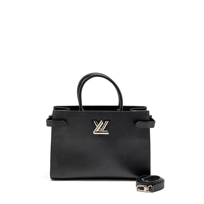 LOUIS VUITTON TWIST TOTE BAG EPI BLACK SHW