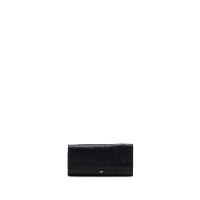 CELINE LONG WALLET GRAINED CALFSKIN BLACK SHW