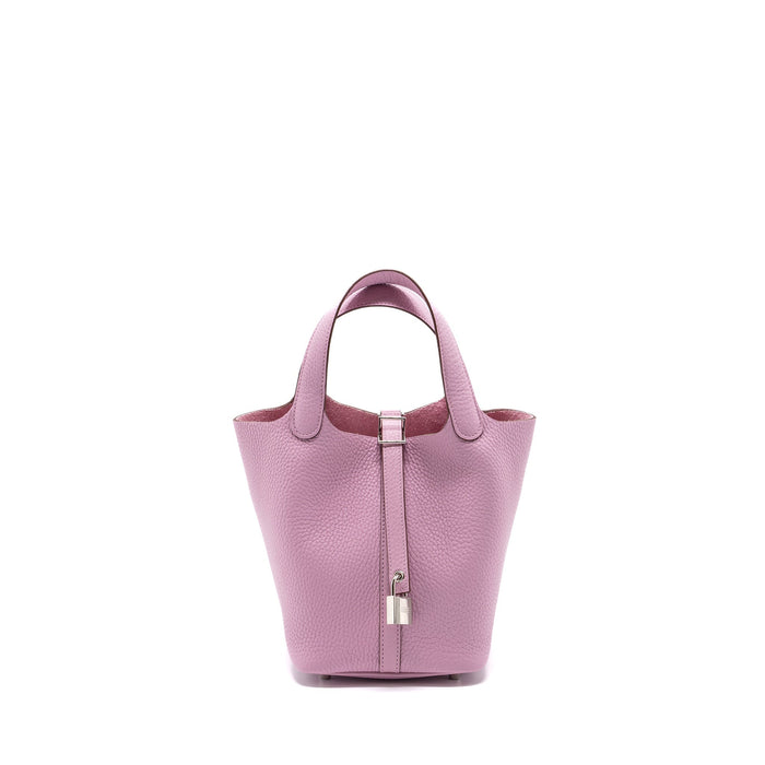HERMES PICOTIN 18 LOCK BAG CLEMENCE X9 MAUVE SYLVESTRE SHW