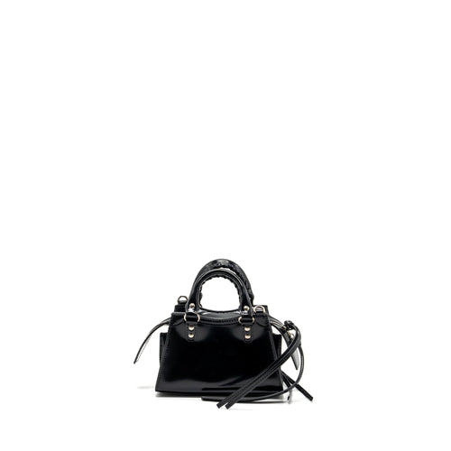 BALENCIAGA NEO CLASSIC CITY BAG BOX CALFSKIN BLACK SHW
