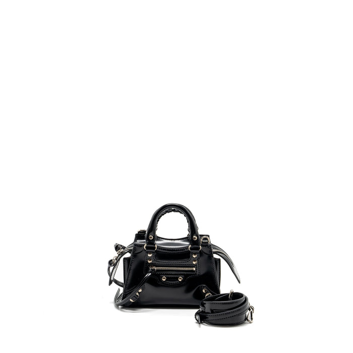 BALENCIAGA NEO CLASSIC CITY BAG BOX CALFSKIN BLACK SHW