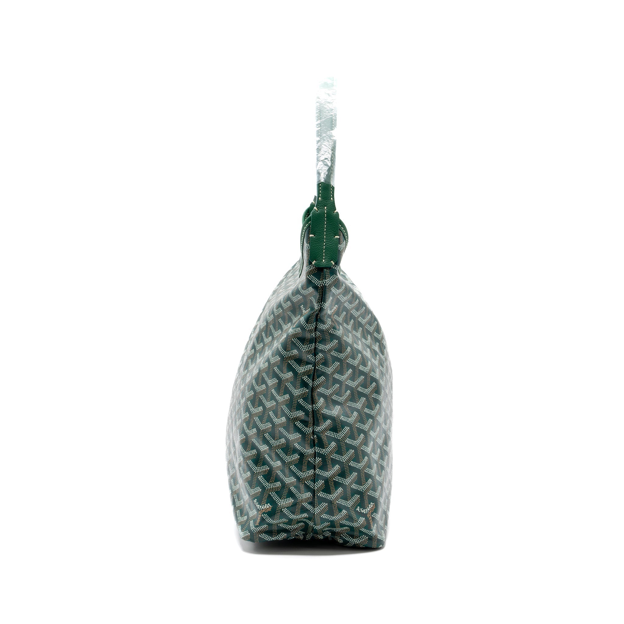 GOYARD BOHEME HOBO BAG CANVAS/ CALFSKIN GREEN SHW