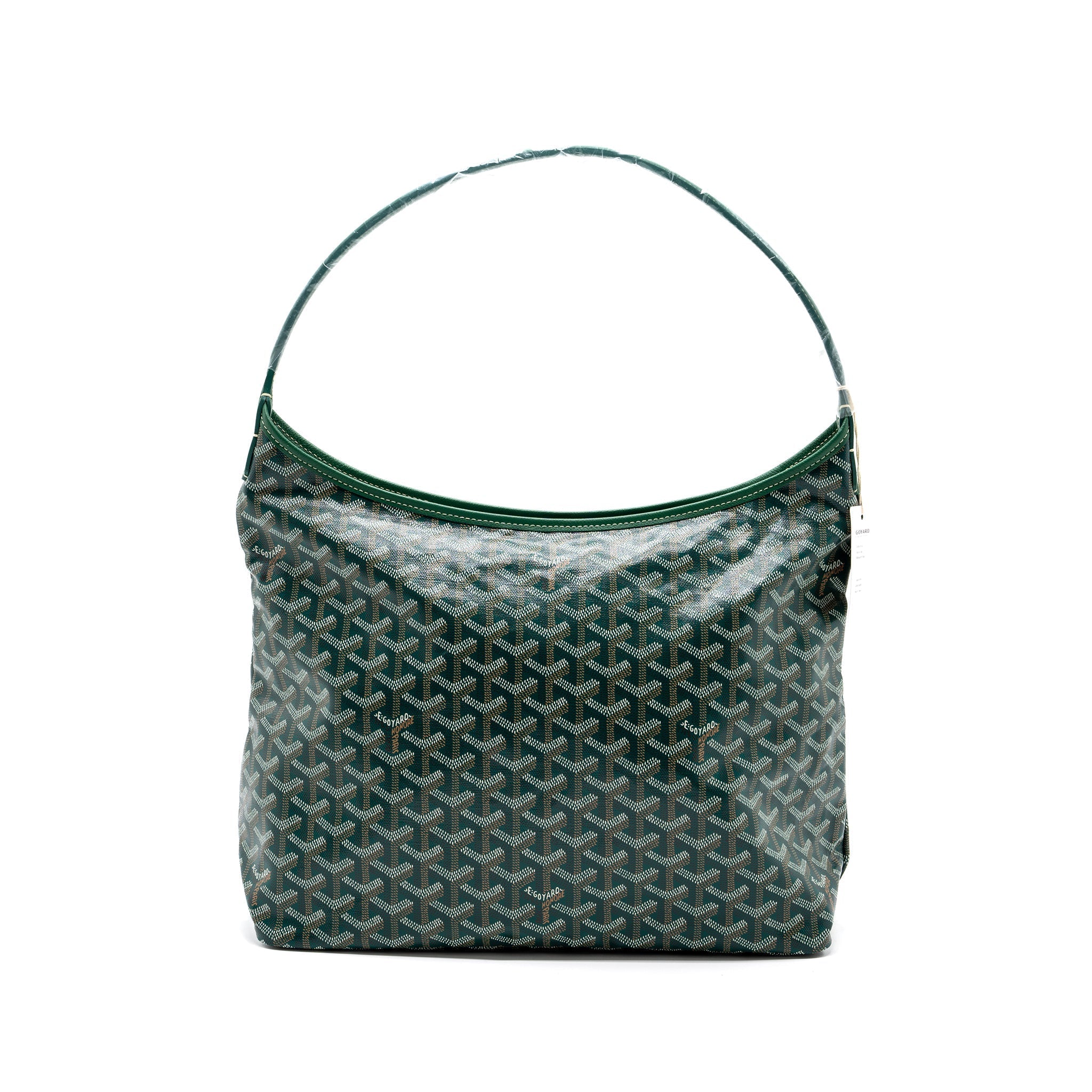 GOYARD BOHEME HOBO BAG CANVAS/ CALFSKIN GREEN SHW