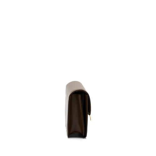 CELINE TEEN BOX CALFSKIN CAMEL GHW