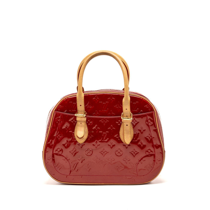 LOUIS VUITTON TROUVILLE PATENT LEATHER RED GHW