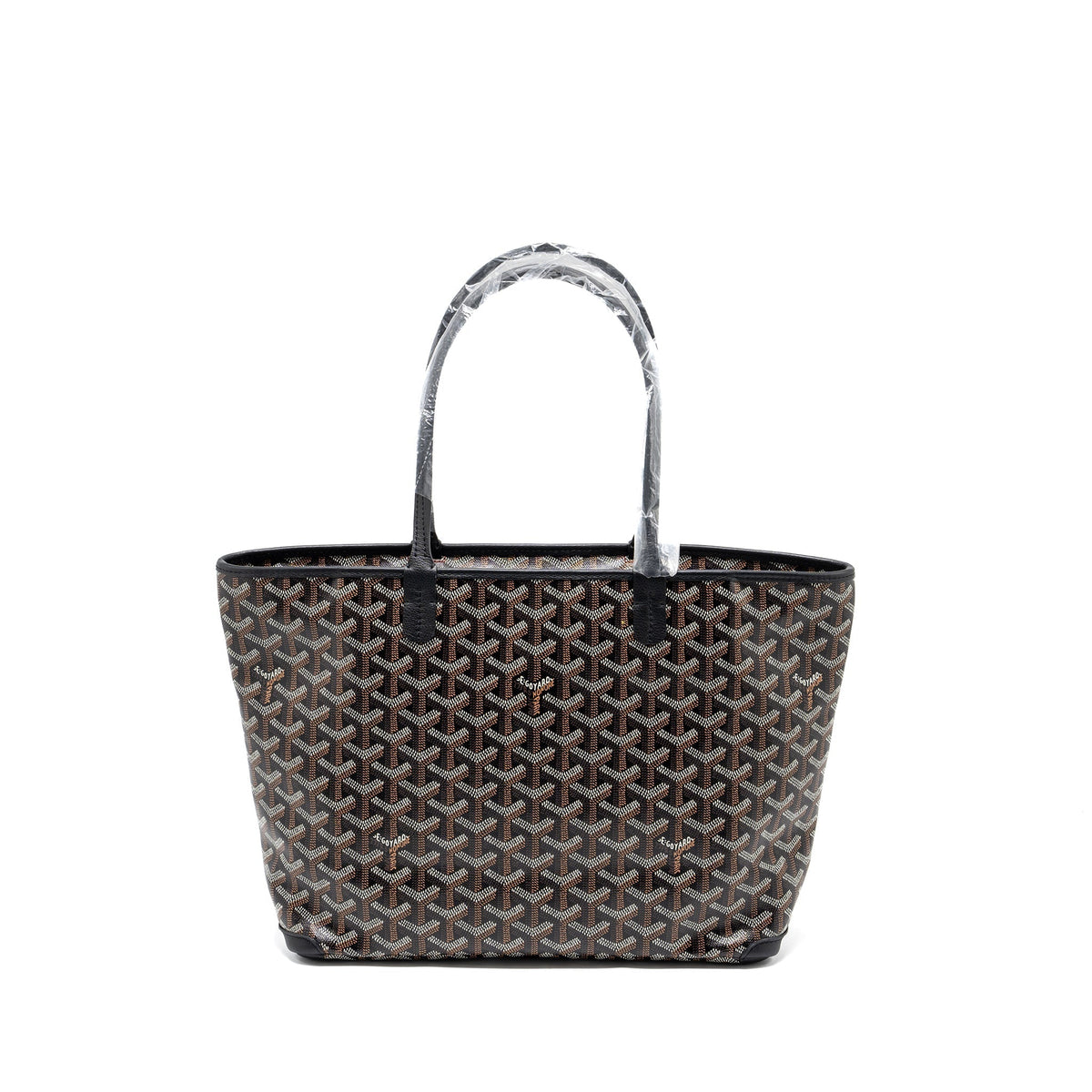 GOYARD ARTOIS PM TOTE BAG GOYARDLINE CANVAS BLACK SHW