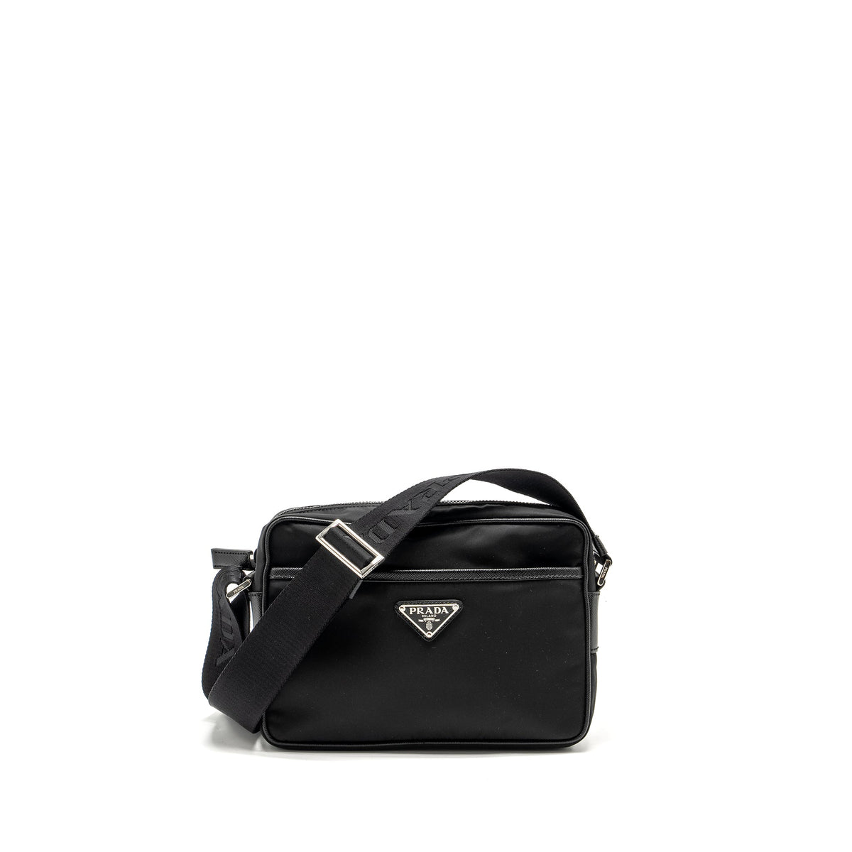 PRADA RE-NYLON SHOULDER BAG BLACK SHW
