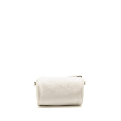 DIOR HOMME X DANIEL ARSHAM ROLLER MESSAGER BAG GRAINED CALFSKIN WHITE SHW