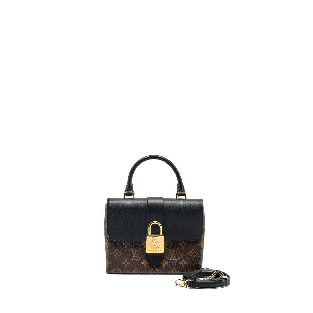 LOUIS VUITTON LOCKY BB MONOGRAM CANVAS/LEATHER BLACK GHW