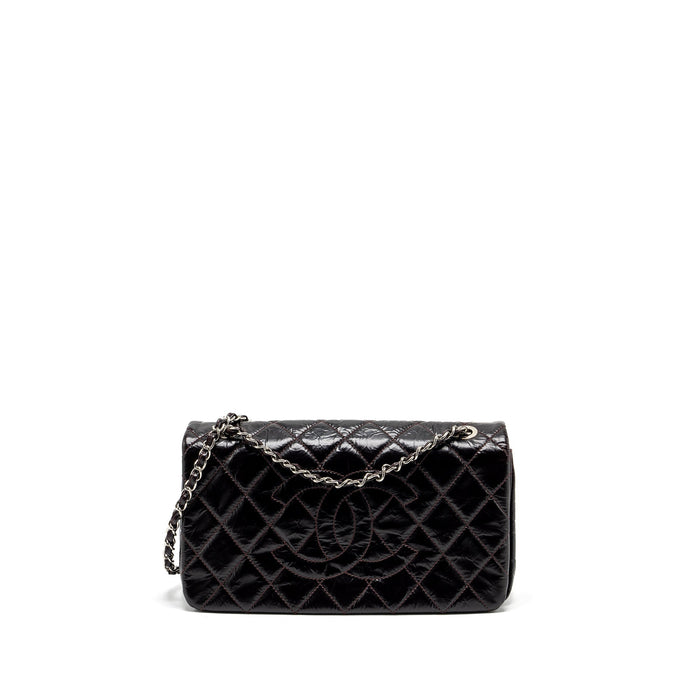 CHANEL 31 RUE CAMBON FLAP BAG CALFSKIN DARK RED SHW