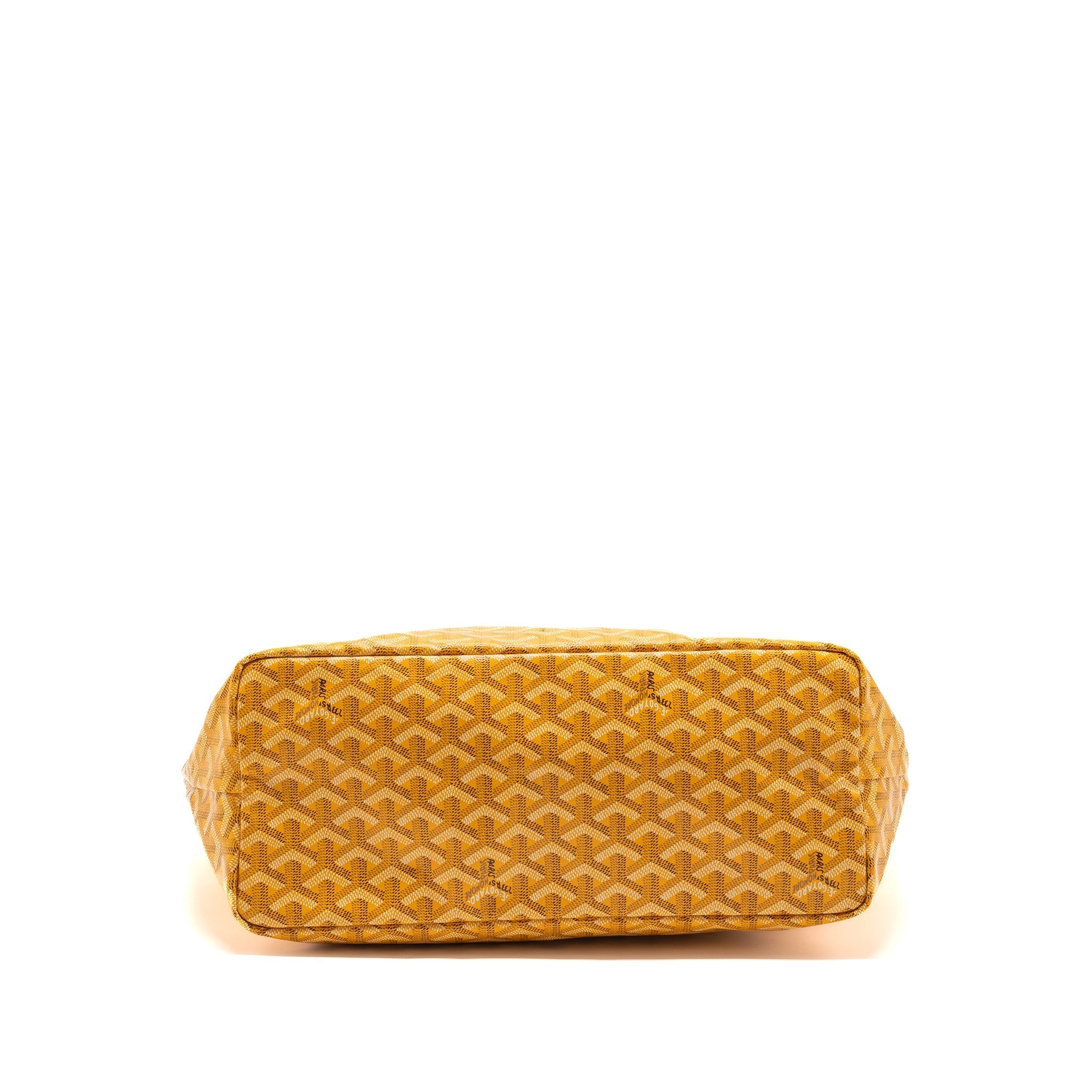 GOYARD SAINT LOUIS PM TOTE BAG CANVAS YELLOW SHW