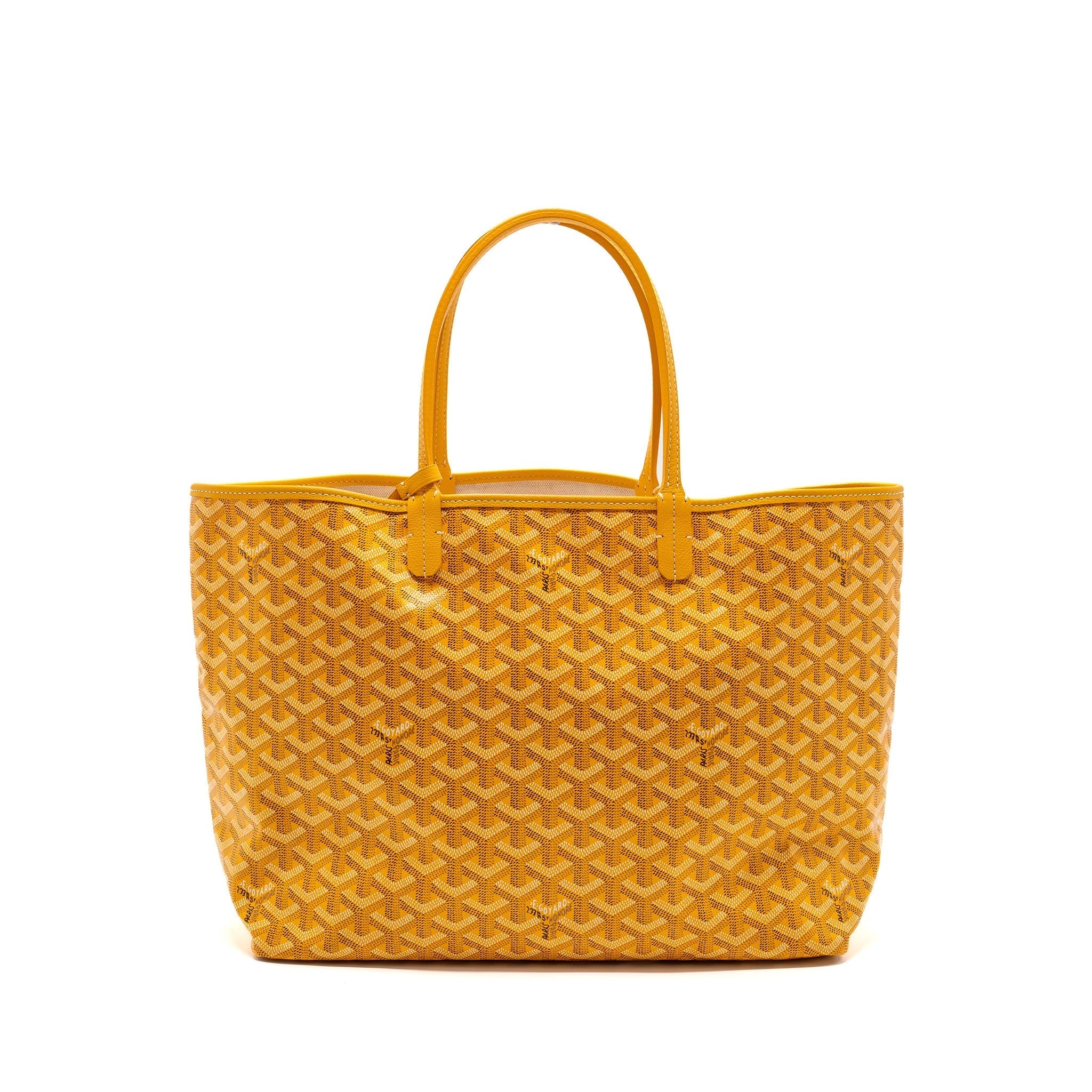 GOYARD SAINT LOUIS PM TOTE BAG CANVAS YELLOW SHW