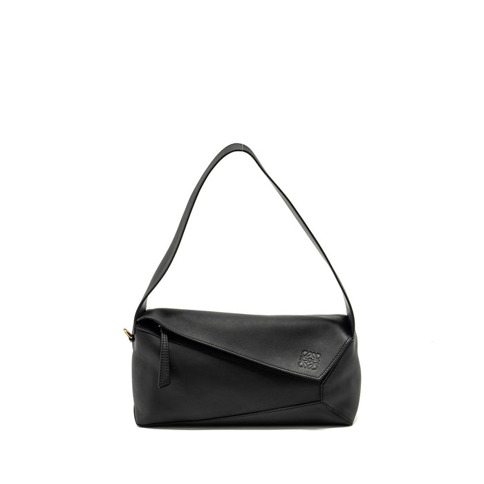 LOEWE PUZZLE HOBO BAG CALFSKIN BLACK GHW