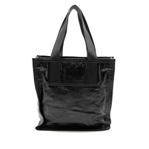 BALENCIAGA ZIP LARGE TOTE BAG BLACK GHW