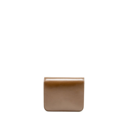 CELINE TEEN CLASSIC BOX BAG CALFSKIN CAMEL GHW