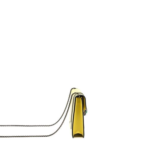 BVLGARI SERPENTI FOREVER CROSSBODY BAG CALFSKIN YELLOW RUTHENIUM HARDWARE
