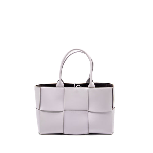 BOTTEGA VENETA SMALL ARCO TOTE BAG LEATHER LIGHT PURPLE SHW