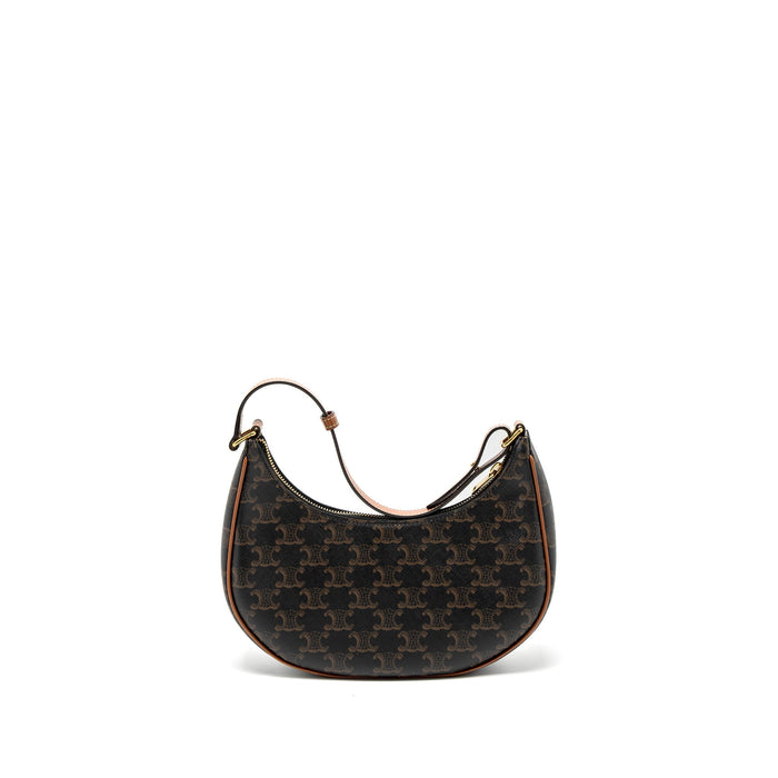 CELINE AVA BAG TRIOMPHE CANVAS TAN GHW