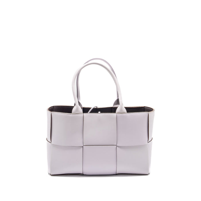 BOTTEGA VENETA SMALL ARCO TOTE BAG LEATHER LIGHT PURPLE SHW
