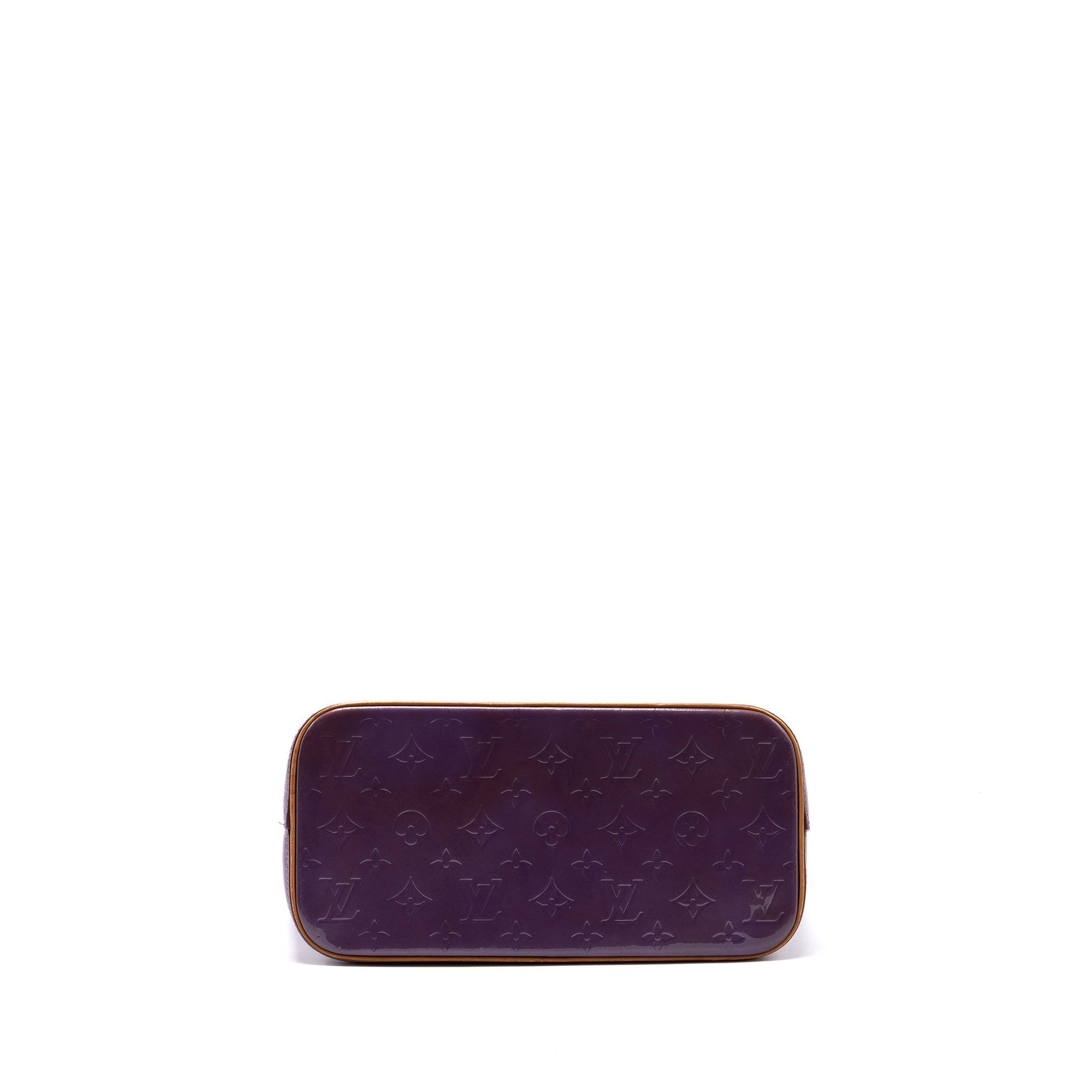 LOUIS VUITTON VINTAGE HOUSTON BAG PATENT PURPLE GHW