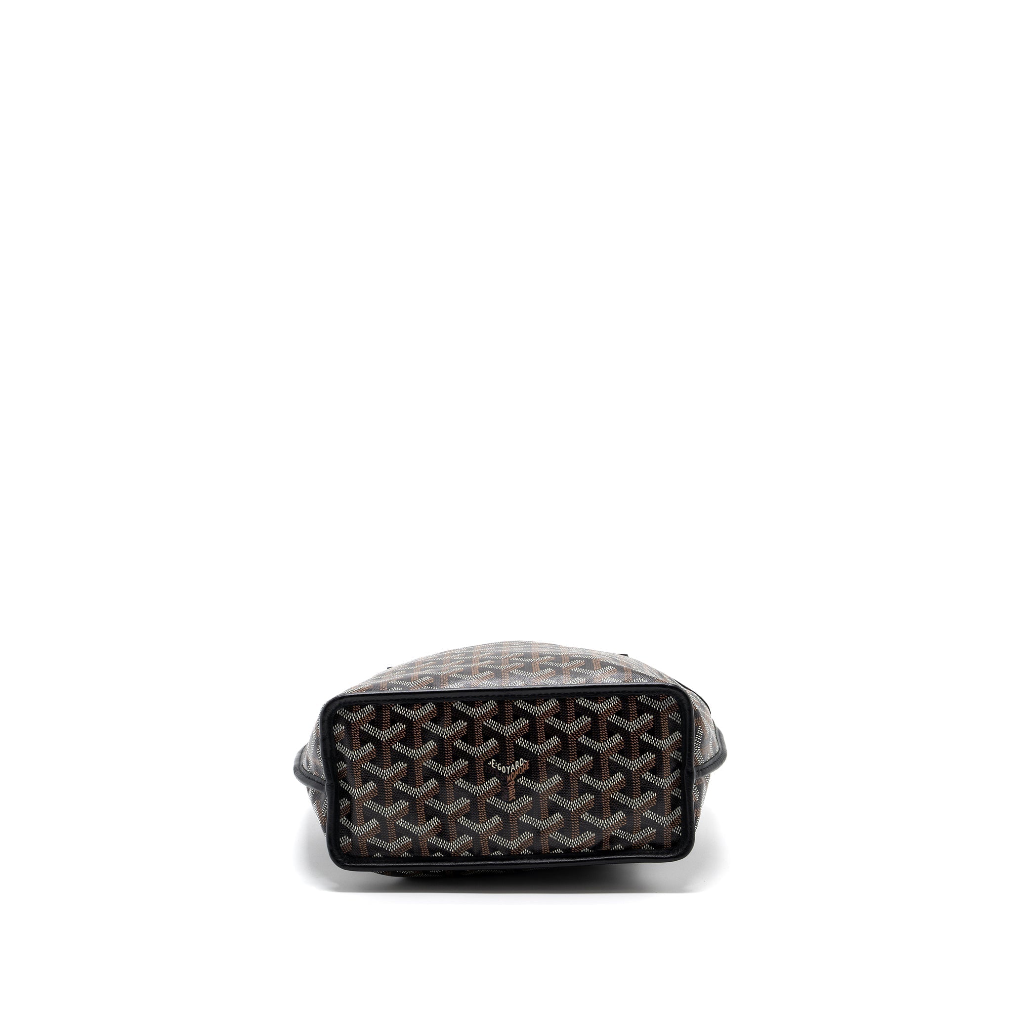 GOYARD ANJOU MINI BAG CAVAS/CALFSKIN BLACK SHW