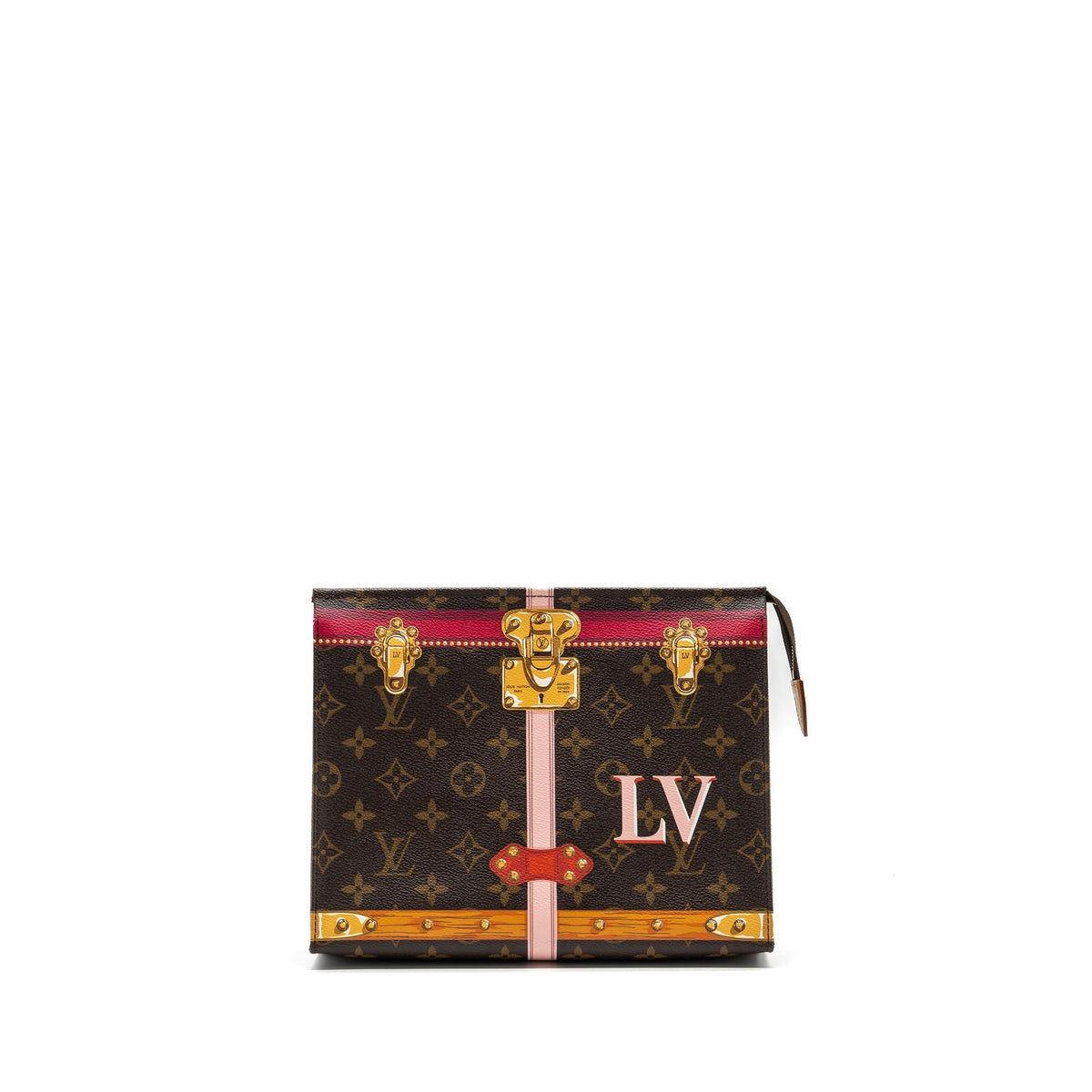 LOUIS VUITTON TOILETRY POCHETTE 26 LIMITED EDITION MONOGRAM CANVAS GHW