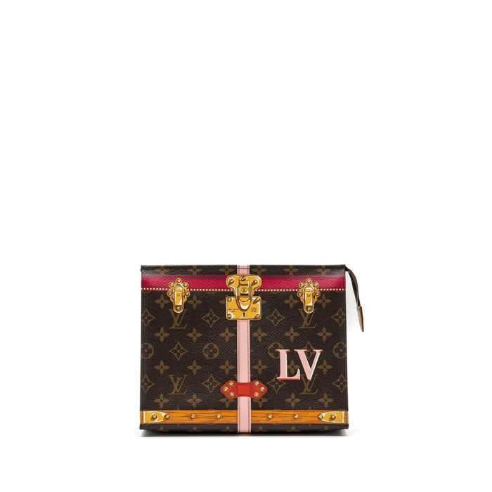 LOUIS VUITTON TOILETRY POCHETTE 26 LIMITED EDITION MONOGRAM CANVAS GHW