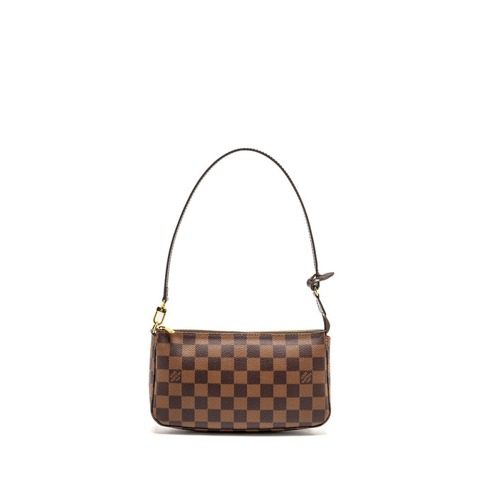 LOUIS VUITTON POCHETTE ACCESSOIRES DAMIER EBENE CANVAS GHW