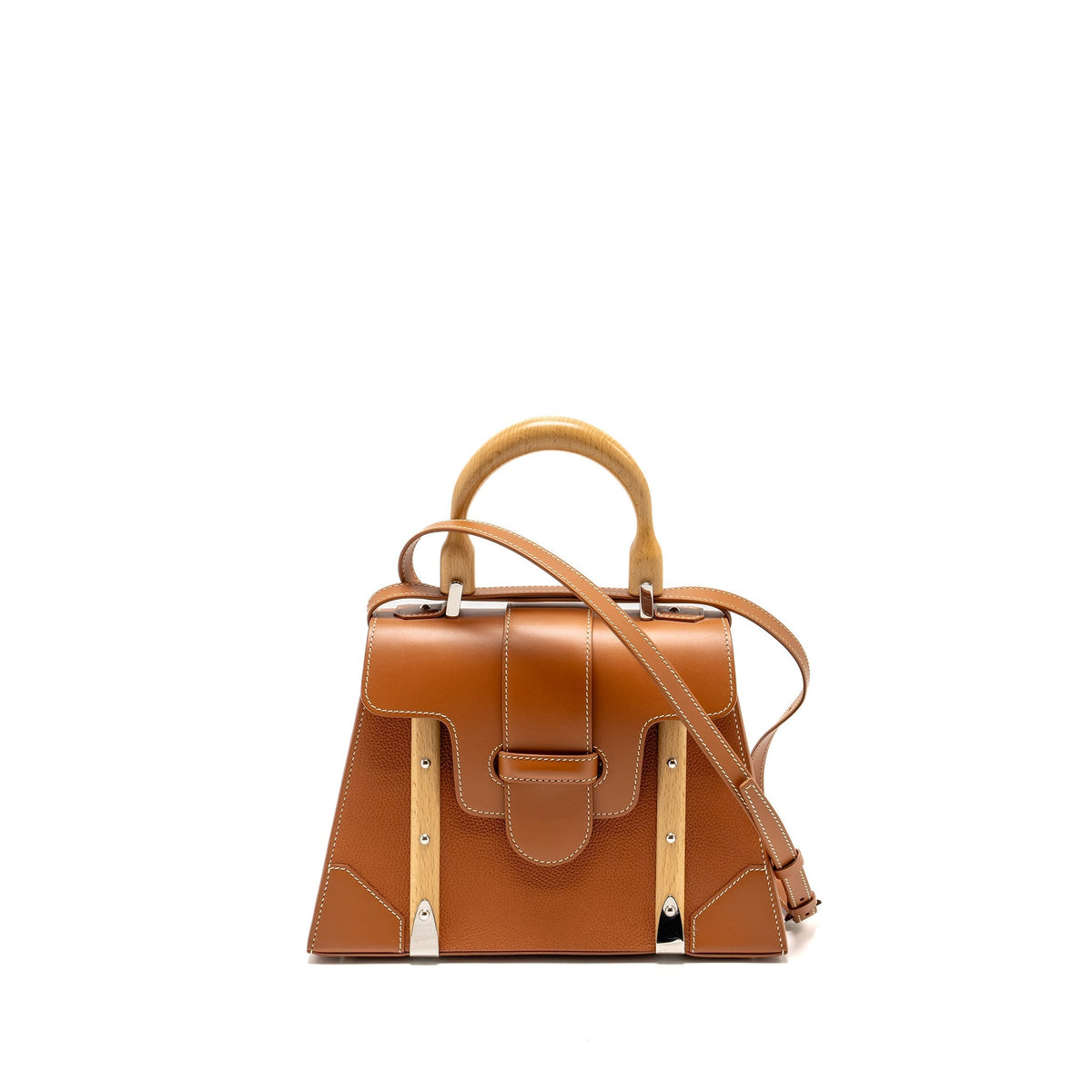 GOYARD STRUCTURE SAIGON PM BAG CALFSKIN TAN SHW