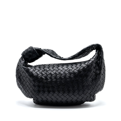 BOTTEGA VENETA SMALL JODIE LAMBSKIN BLACK SHW