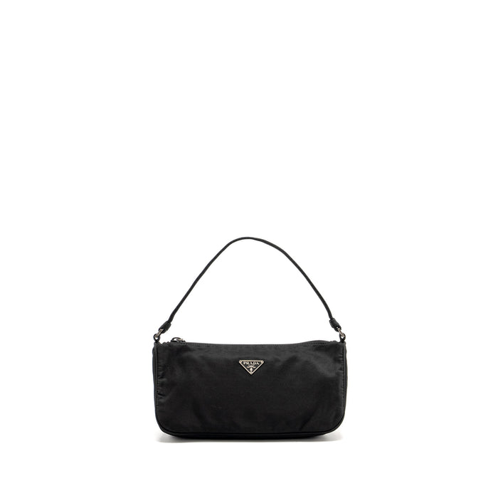 PRADA VINTAGE TESSUTO POCHETTE NYLON BLACK SHW