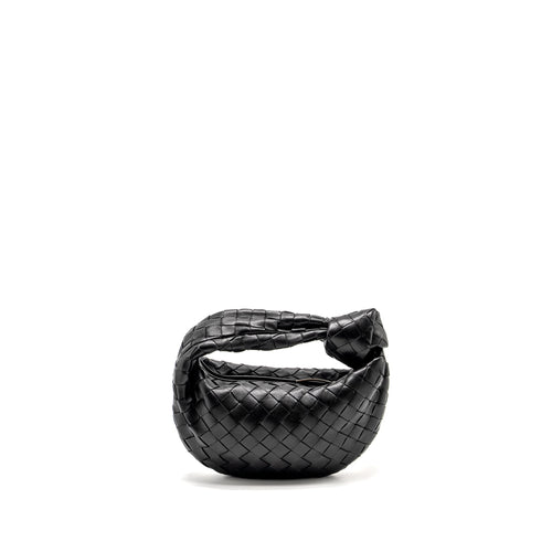BOTTEGA VENETA MINI JODIE LAMBSKIN BLACK SHW