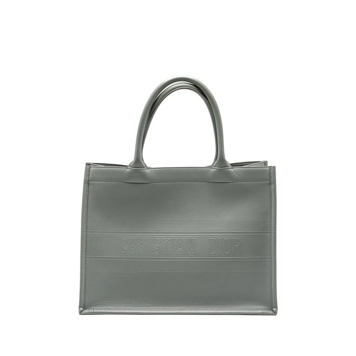 DIOR MEDIUM BOOKTOTE CALFSKIN GREY