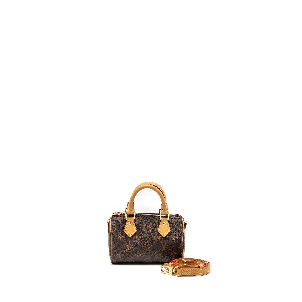 LOUIS VUITTON NANO SPEEDY MONOGRAM CANVAS GHW
