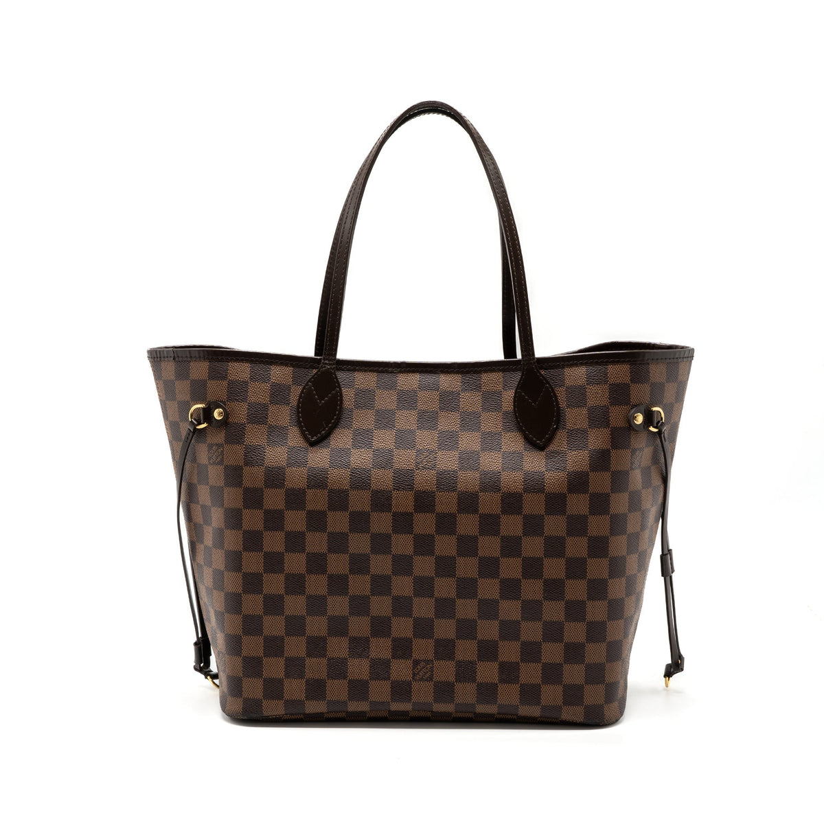 LOUIS VUITTON NEVERFULL MM DAMIER EBENE GHW