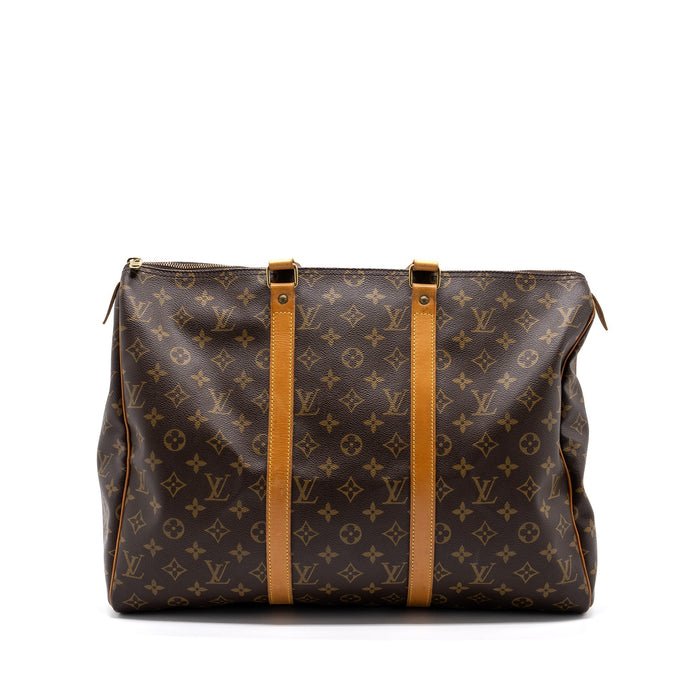 LOUIS VUITTON VINTAGE ZIPPER TRAVEL BAG MONOGRAM CANVAS GHW