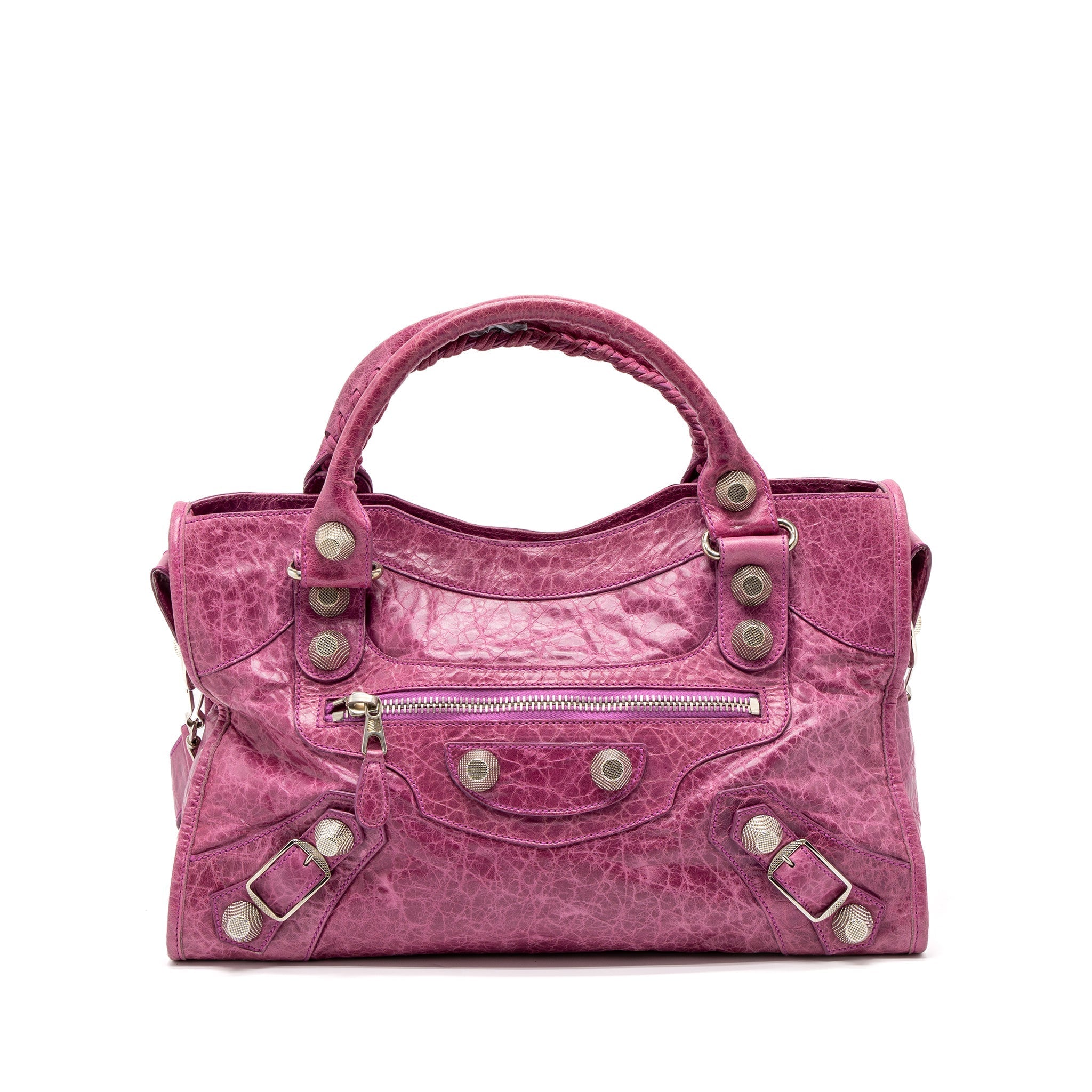 BALENCIAGA GIANT CITY BAG PINK SHW