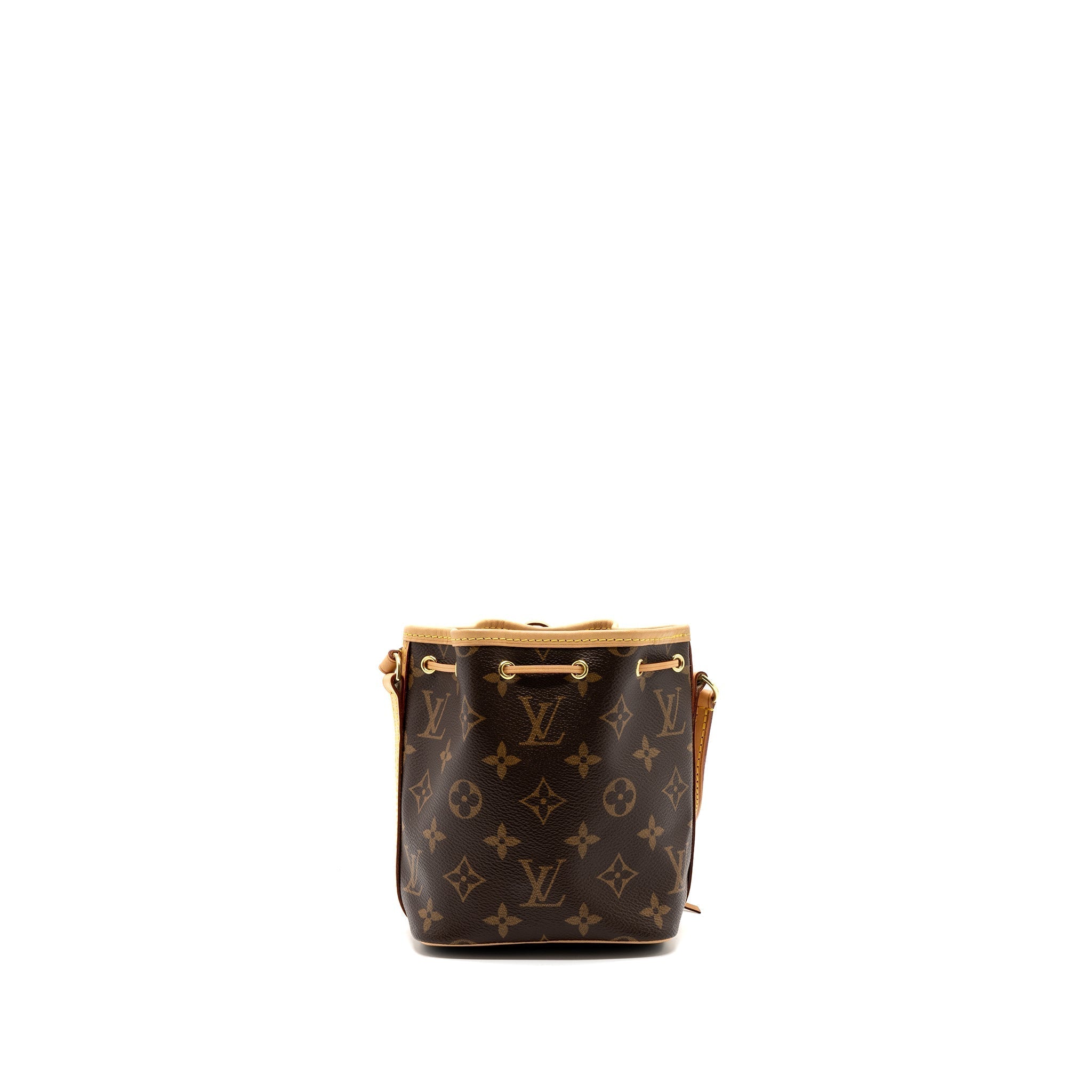 LOUIS VUITTON NANO NOE MONOGRAM CANVAS GHW