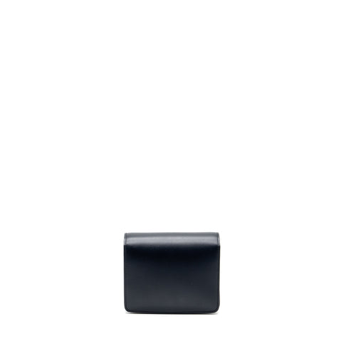 CELINE MINI BOX BAG CALFSKIN DARK BLUE GHW