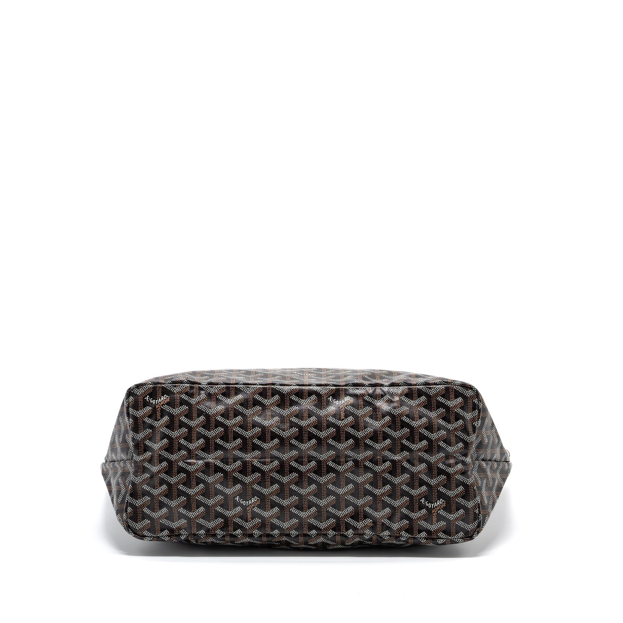 GOYARD SAINT LOUIS PM TOTE BAG GOYARDINE CANVAS BROWN/ MULTICOLOUR