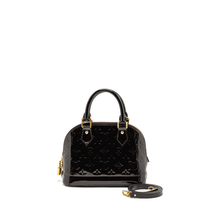 LOUIS VUITTON ALMA BB MONOGRAM PATENT AMATANTE GHW