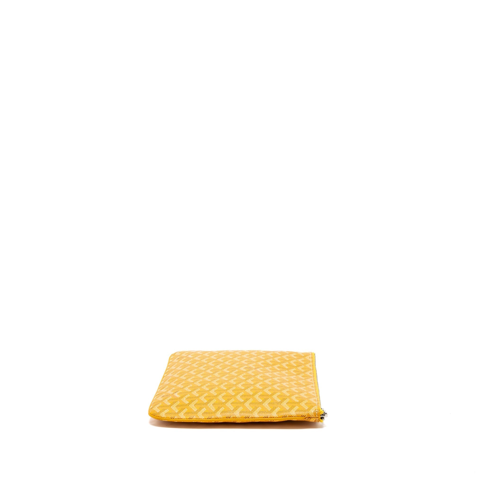 GOYARD CLUTCH BAG CANVAS YELLOW SHW