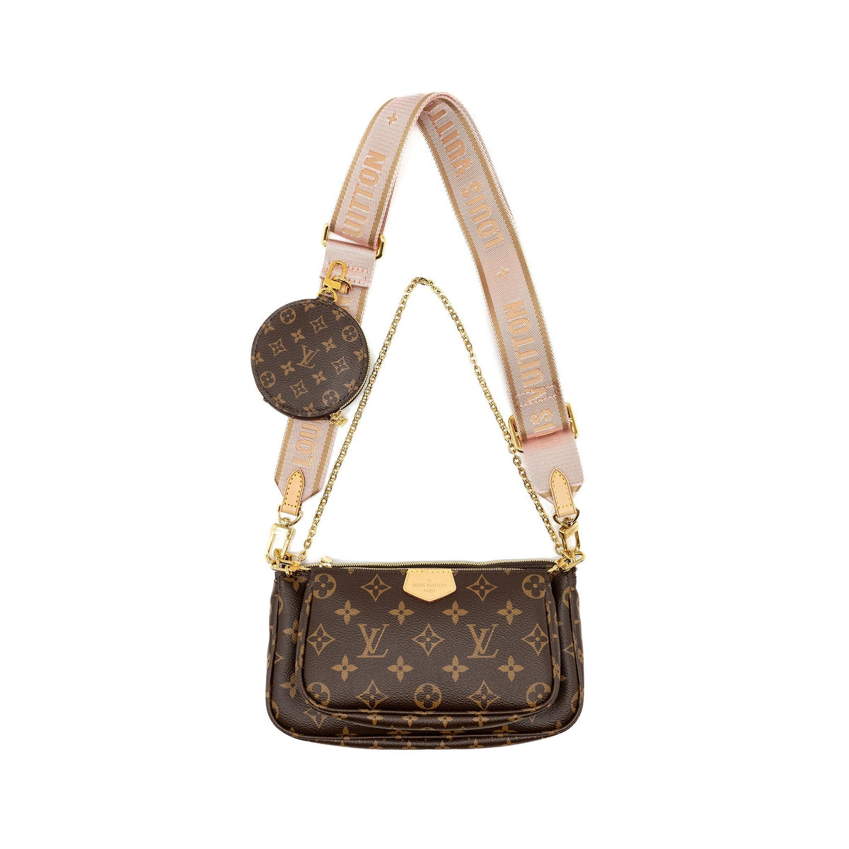 LOUIS VUITTON MULTI POCHETTE ACCESSOIRES MONOGRAM CANVAS GHW