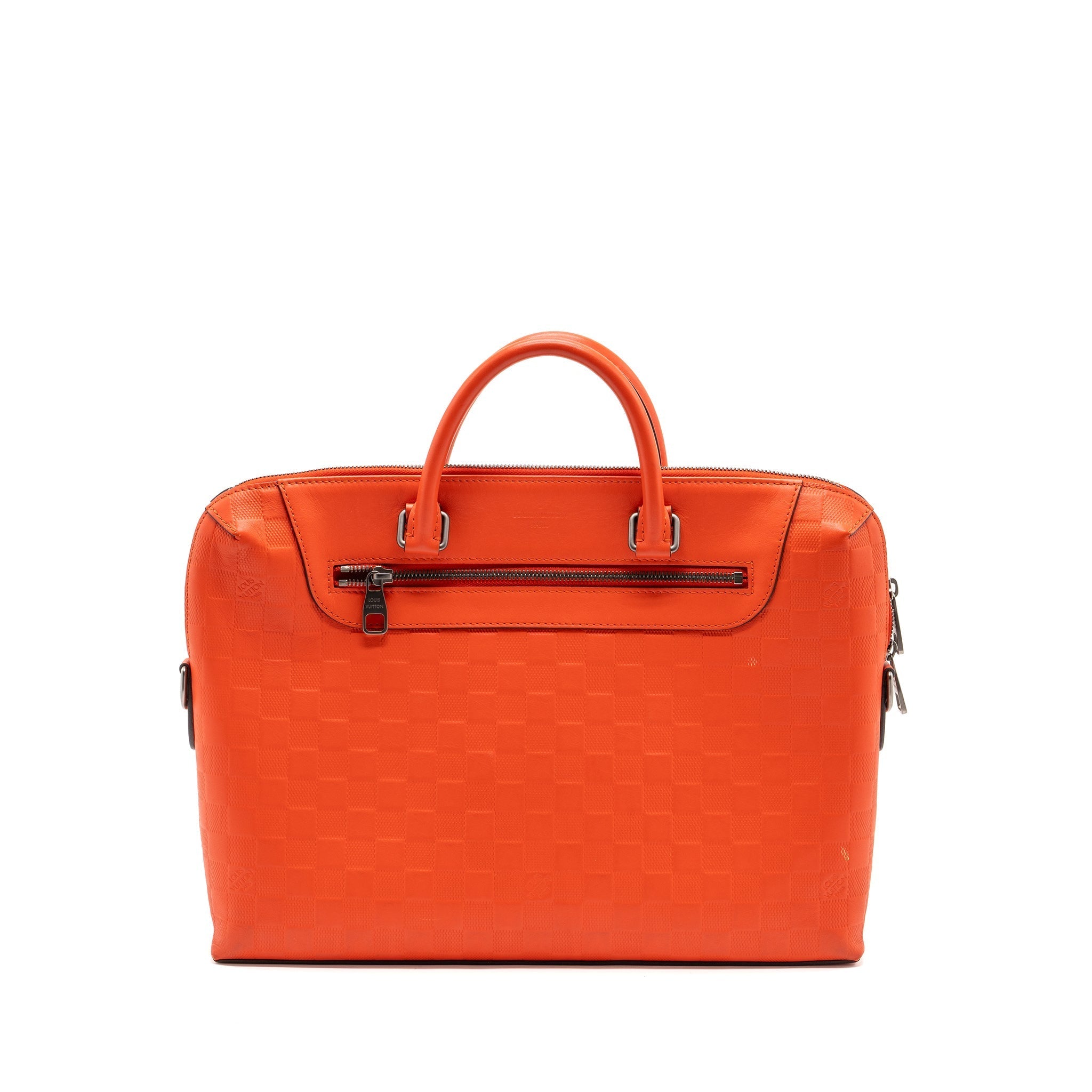 LOUIS VUITTON PORTE-DOCUMENTS JOUR DAMIER INFINI ORANGE SHW
