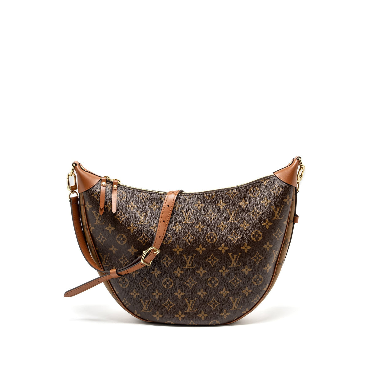 LOUIS VUITTON LOOP HOBO BAG MONOGRAM CANVAS GHW