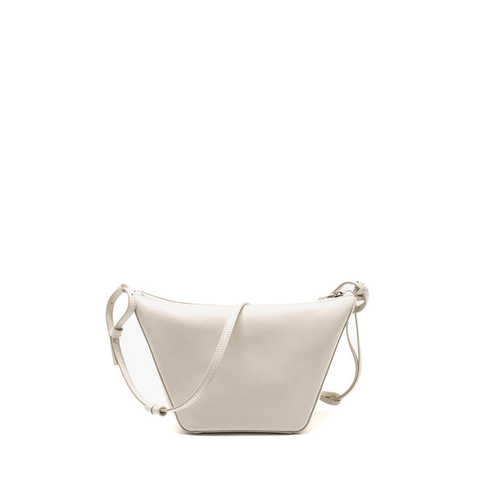 LOEWE MINI HAMMOCK HOBO CLASSIC CALFSKIN WHITE SHW
